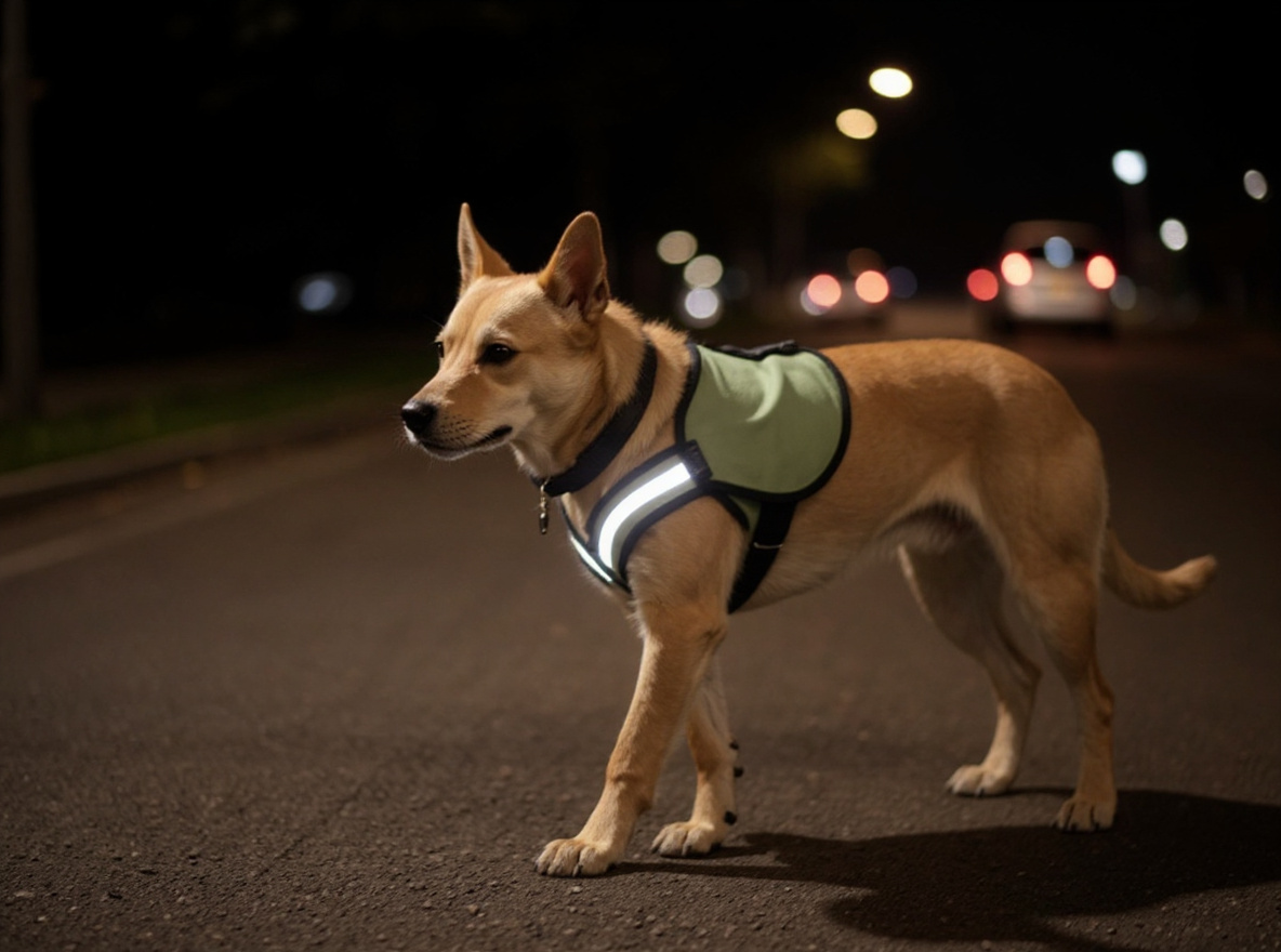 Equipo reflectante para perros